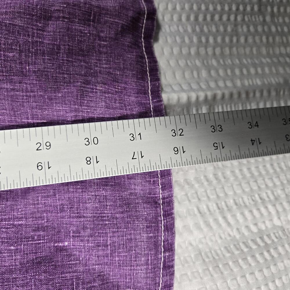 Tommy Bahama XXL Purple 100% Linen Long Sleeve Button Down Shirt Coastal Resort - Picture 9 of 9